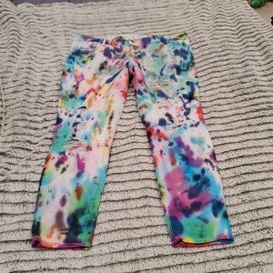 Old navy tie dye skinny jeans size 14